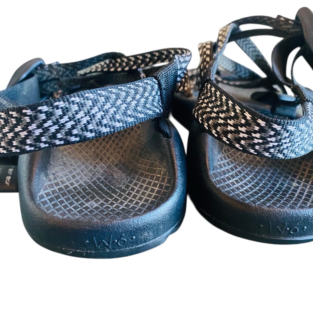 Chaco Classic ZX/2 Sandal Black White - Picture 6 of 12